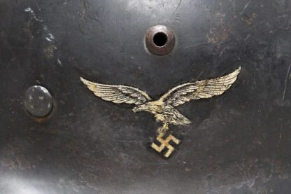 WW2 German Luftwaffe DD Helmet . HG4095cxdw - Image 4