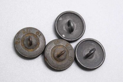 Group of 4 WW2 German Army Pebbled Buttons . EFL4727 - Image 3