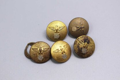 WW2 German Group of 5 NSDAP Political Buttons . EFL4728