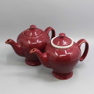 McCormick Baltimore Tea Steeping Tea Pot Burgundy . ANT209