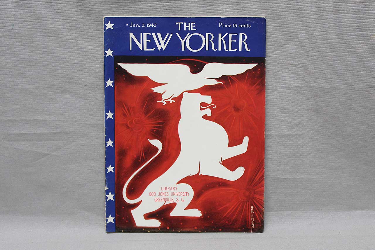 New Yorker Magazine January 3, 1942 . BOOK236 Time Traveler Militaria