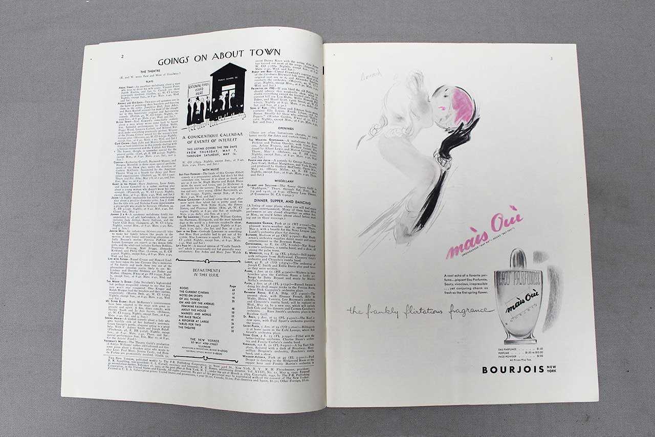 New Yorker Magazine May 9, 1942 . BOOK239 Time Traveler Militaria