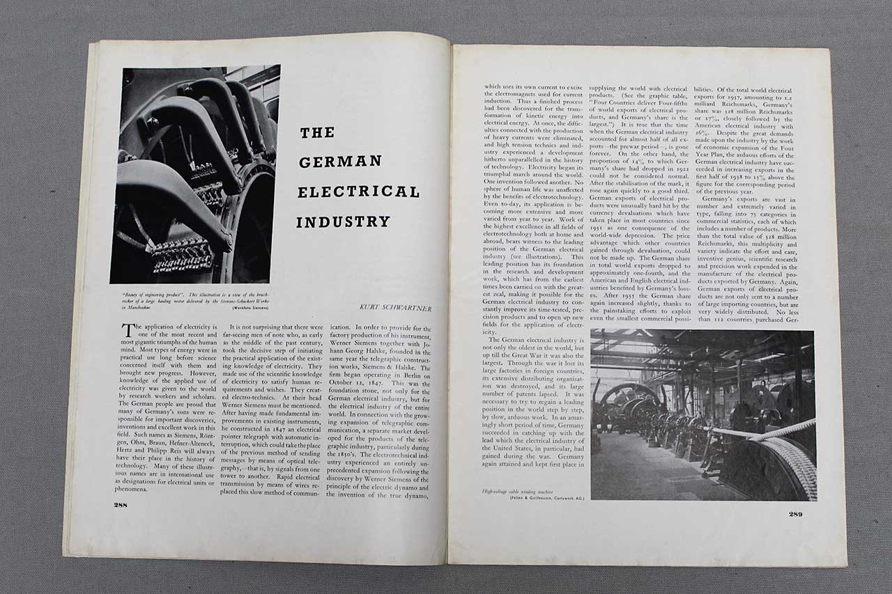 WW2 Germany and You Magazine 1938 . Rare English version . GD1002 - Image 3