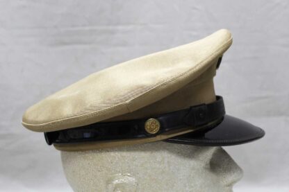 US Army EM Visor Cap Khaki - 1940s-1950s . HU676 - Image 3