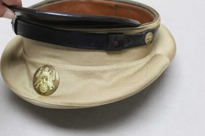US Army EM Visor Cap Khaki - 1940s-1950s . HU676 - Image 4
