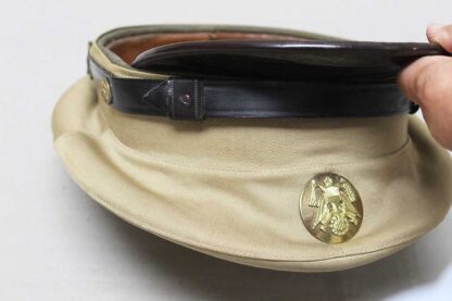 US Army EM Visor Cap Khaki - 1940s-1950s . HU676 - Image 5
