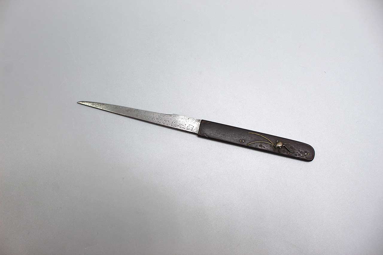 Japanese Antique Kozuka . SJ106 - Time Traveler Militaria