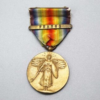 US WW1 Victory Medal w/France Bar . YMU4836