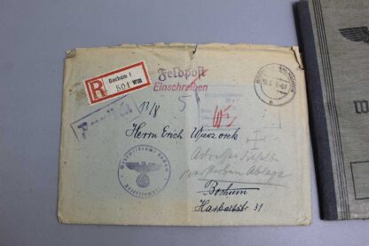 SOLD WW2 German Wehrpass w/SS Markings . EFL4774 - Image 3