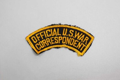 US Official War Correspondent Patch . USP1296b