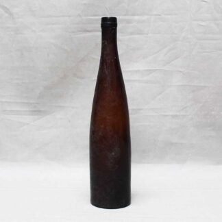 Antique Brown Glass Bottle Late 1800s . CWR575