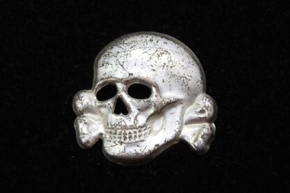 WW2 German SS Visor Cap Skull - Unmarked Deschler . EFL6701cxrs