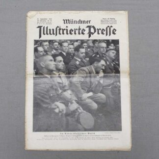 WW2 German Münchner Illustrierte Presse Sept 1933 . GD1032