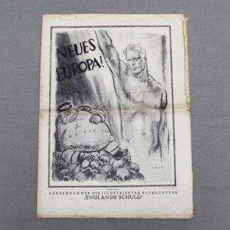 WW2 German Illustrierter Beobachter 1939 Newspaper . GD1033