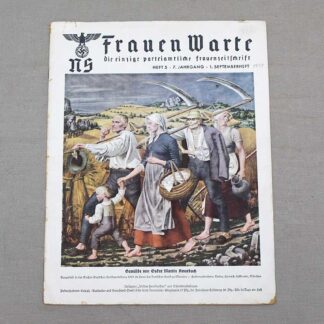 WW2 German NS Frauen Warte Magazine 1938 . GD477
