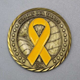 US Challenge Coin Yellow Ribbon  . COIN608