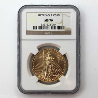 2009 1oz American Gold Eagle MS70 NGC . COIN651