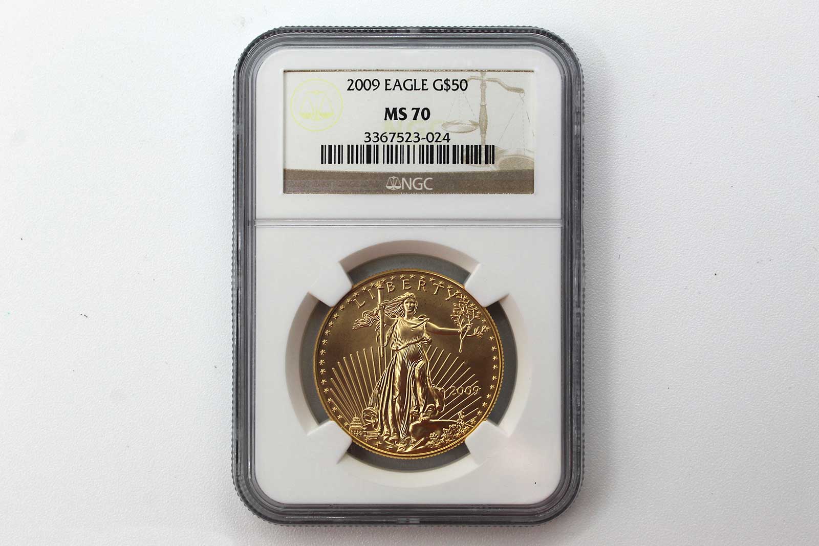 2009 1oz American Gold Eagle MS70 NGC . COIN651 - Time Traveler