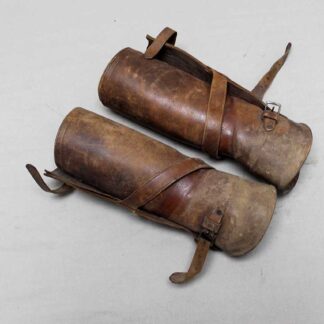 US Army Officer Leather Leggings WW1 . FLU4920