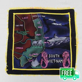 South Viet-Nam Military Souvenir Pillowcase . FLU3806
