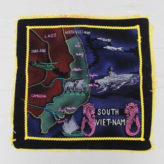 South Viet-Nam Military Souvenir Pillowcase . FLU3806