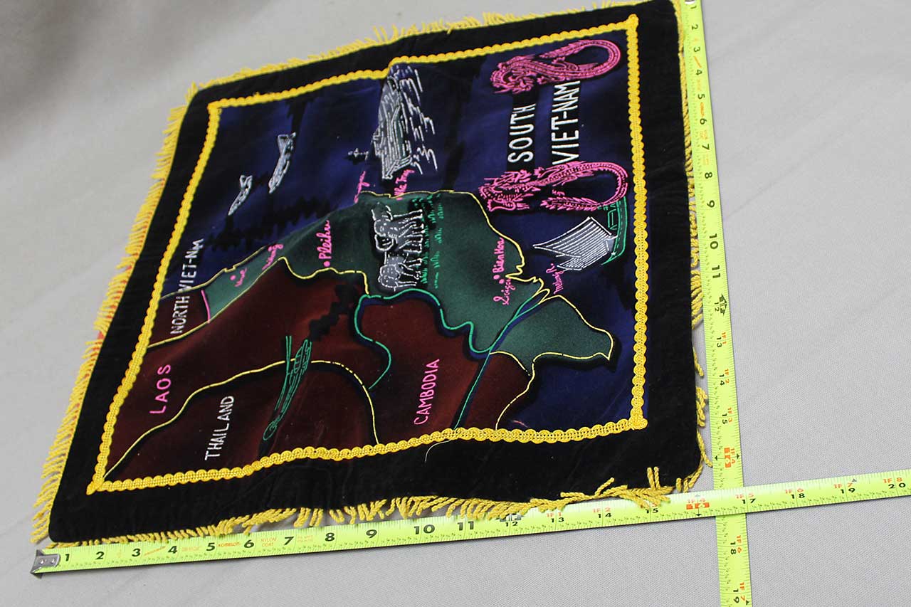 South Viet-Nam Military Souvenir Pillowcase . FLU3806 - Image 3