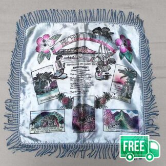 Honolulu HI Sweetheart Military Souvenir Pillowcase . FLU3807