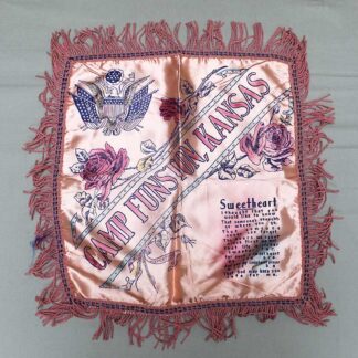 Camp Funston, KS Military Souvenir Pillowcase . FLU3814