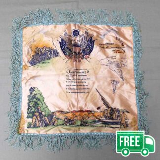 US Military Souvenir Pillowcase . FLU3818