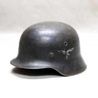 WW2 German M40 Luftwaffe Helmet ET64 Named . HG1513