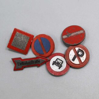 WW2 German Traffic Series Group of 6 WHW Tinnies . PIN3821