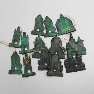 WW2 German Group of 13 WHW Tinnies . PIN3832