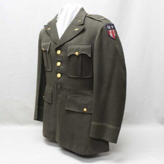 US 10th AAF/CBI Bullion Officer Service Tunic Named . UA1291