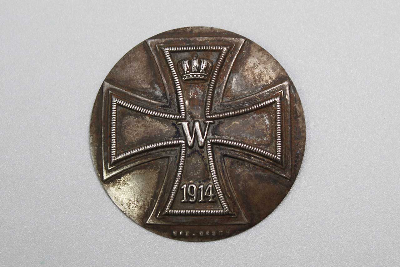 WW1 German 1914 Iron Cross Designed Disk . GO5142 - Time Traveler