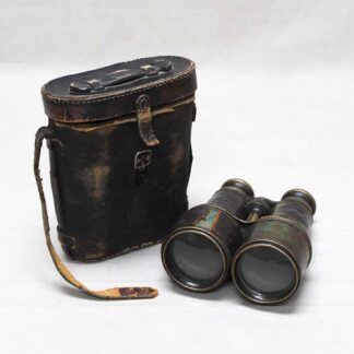 WW1 French Binoculars with Case . HM442