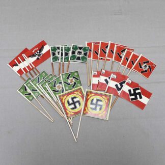 Group of Reproduction Paper WW2 German Flags . REPO405