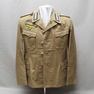 WW2 German Tropical Coastal Artillery Tunic . U575
