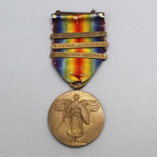 WW1 US Victory Medal w/3 Bars . YMU4867