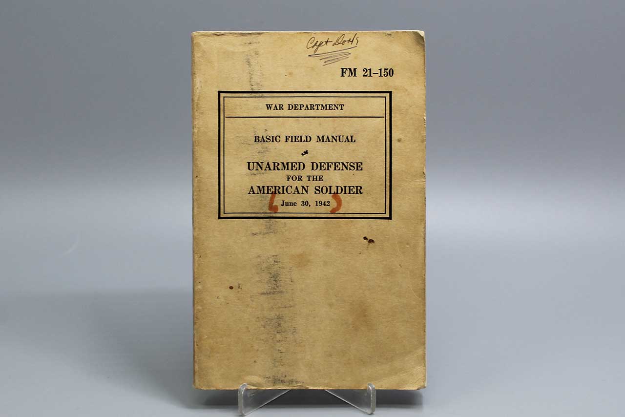 US Field Manual Unarmed Defense American Soldier 1942