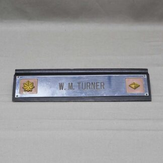 US Army Finance Officer Desk Name Plaque . FLU4951