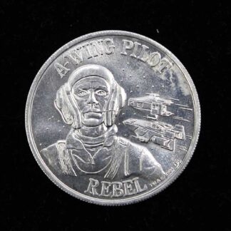 Vintage Star Wars POTF A‑Wing Pilot Coin . TOY136
