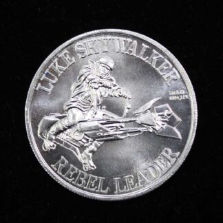 Vintage Star Wars POTF Luke Skywalker Rebel Leader Coin . TOY138