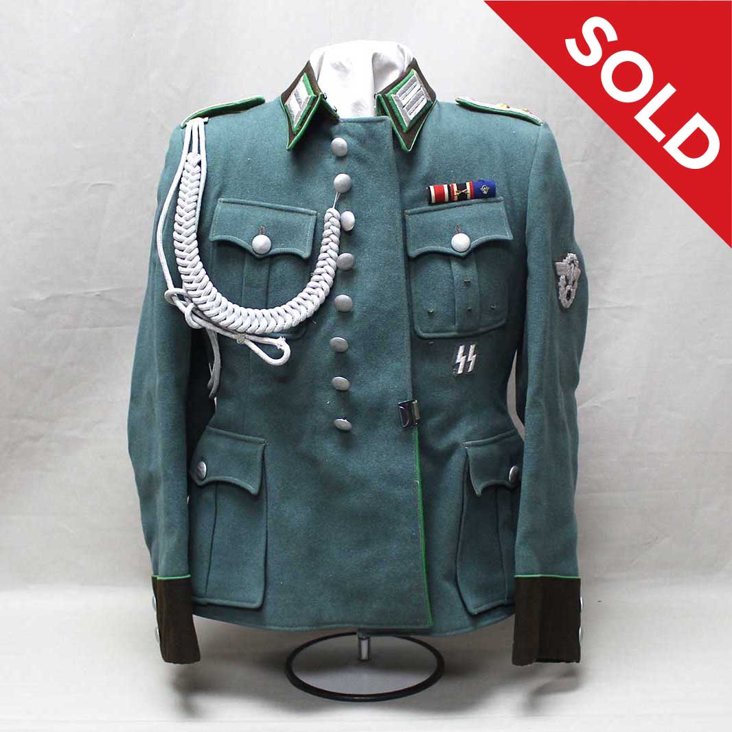 SOLD WW2 German SS Police Officer Service Tunic . U3005cxdw