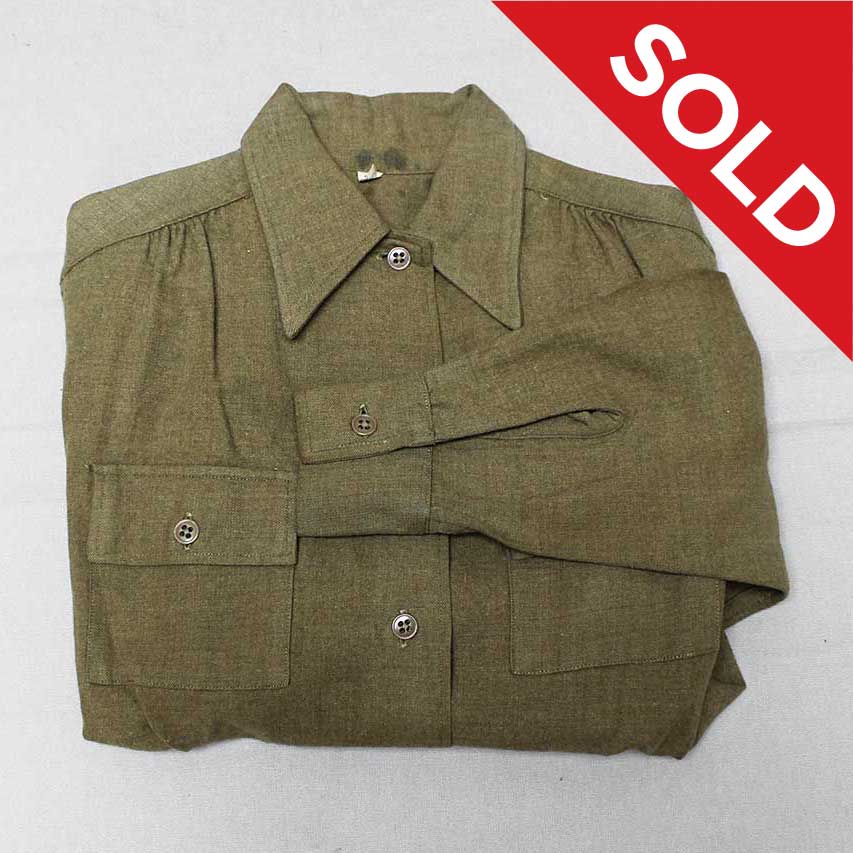 SOLD US Army Womens (WAC) Shirt WW2 Size 34 . UA1226 - Time
