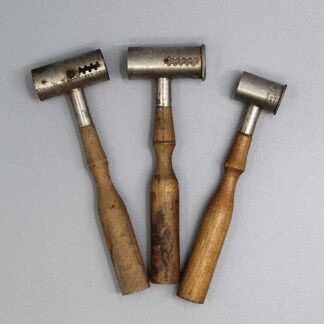 Group of 3 Antique Gun Powder Scoops . ANT233