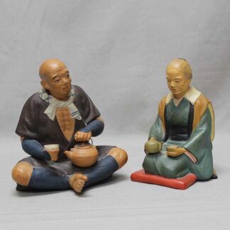 Vintage Hakata Urasaki Japan Clay Dolls . ANT238