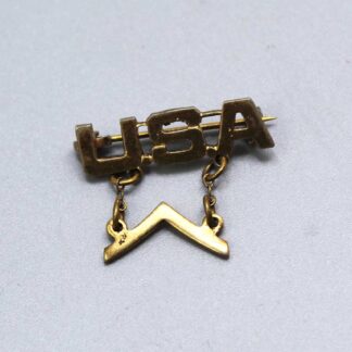 US Sweetheart Small Pin Sterling . FLU4967b