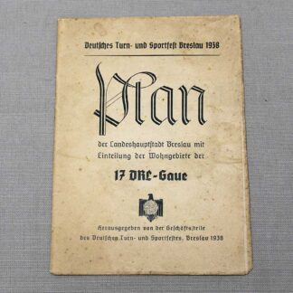 WW2 German Gymnastics and Sports Festival Map 1938 . GD1041