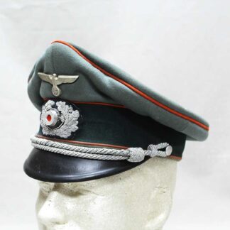 WW2 German Army Artillery Officer Visor Cap - Erel . HG1548