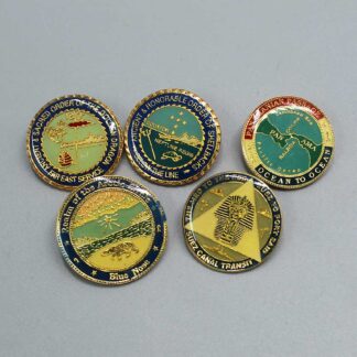 Group of Navy or Cruise Line Voyage Pins . FLU5014b